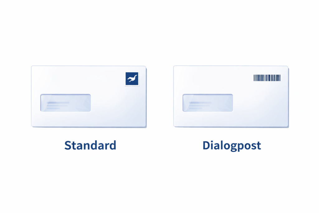 Dialogpost vs Standardbrief – Vergleich Versandarten Büroservice Weis